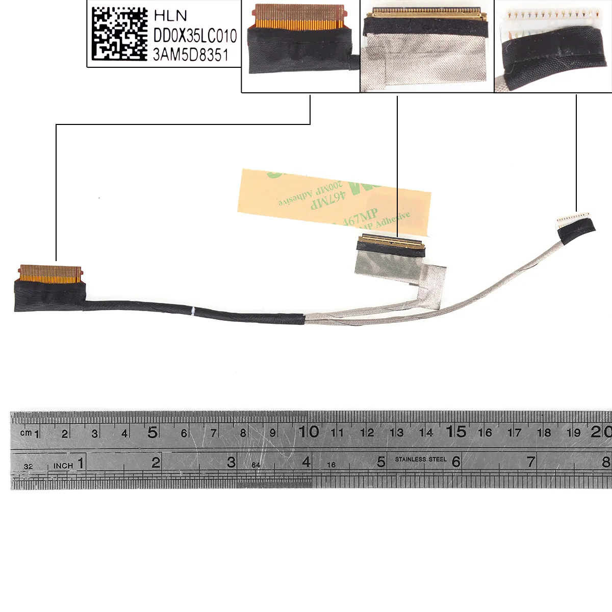 Picture of HP Spectre  X360 15-CH 40pin.